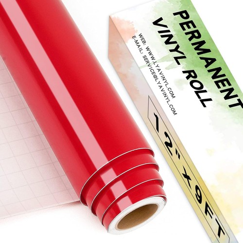 Dark red permanent vinyl - dark, roll