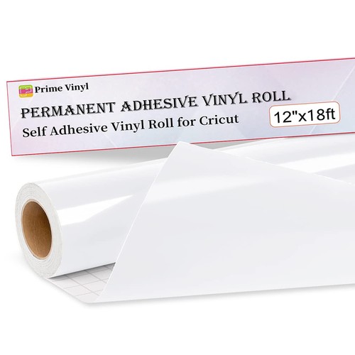 Glossy white permanent vinyl - glossy,