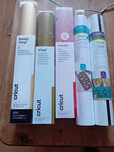 Cricut vinyl rolls sheets - cricut, &