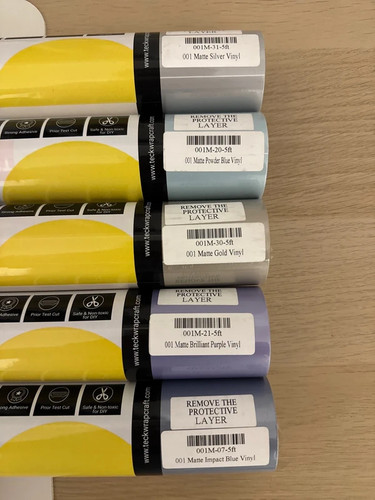 Teckwrap matte vinyl rolls - , 5
