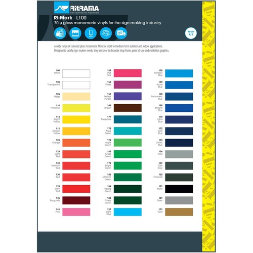Glossy sticky vinyl - vinyl, roll